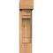 Ekena Millwork Merced Block Smooth Bracket w/ Offset Brace, Western Red Cedar, 5 1/2"W x 14"D x 22"H BKT0604X14X22MRC05SWR - alternate 3